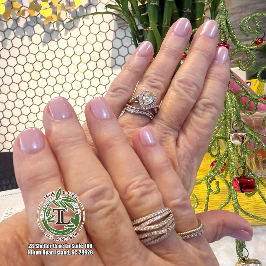 Winter Nails at True Loves HHI Nail and Spa